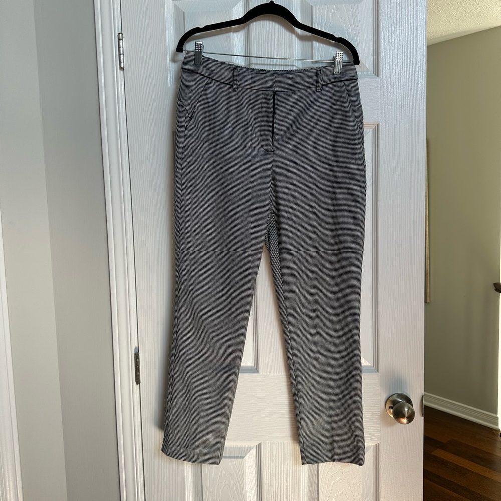 White House Black Market Gray Trousers